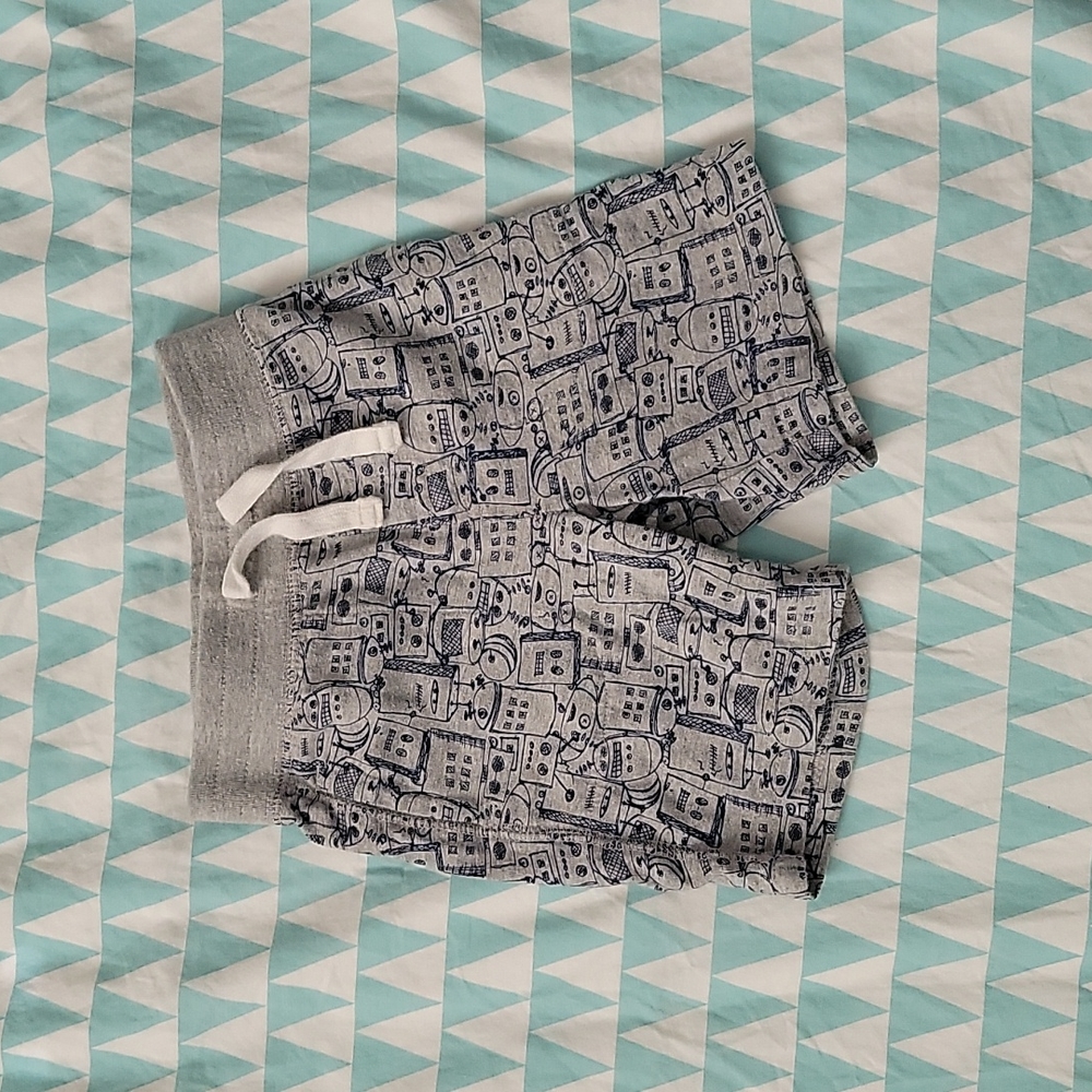 Gap Toddler Robot Print Shorts 18-24m